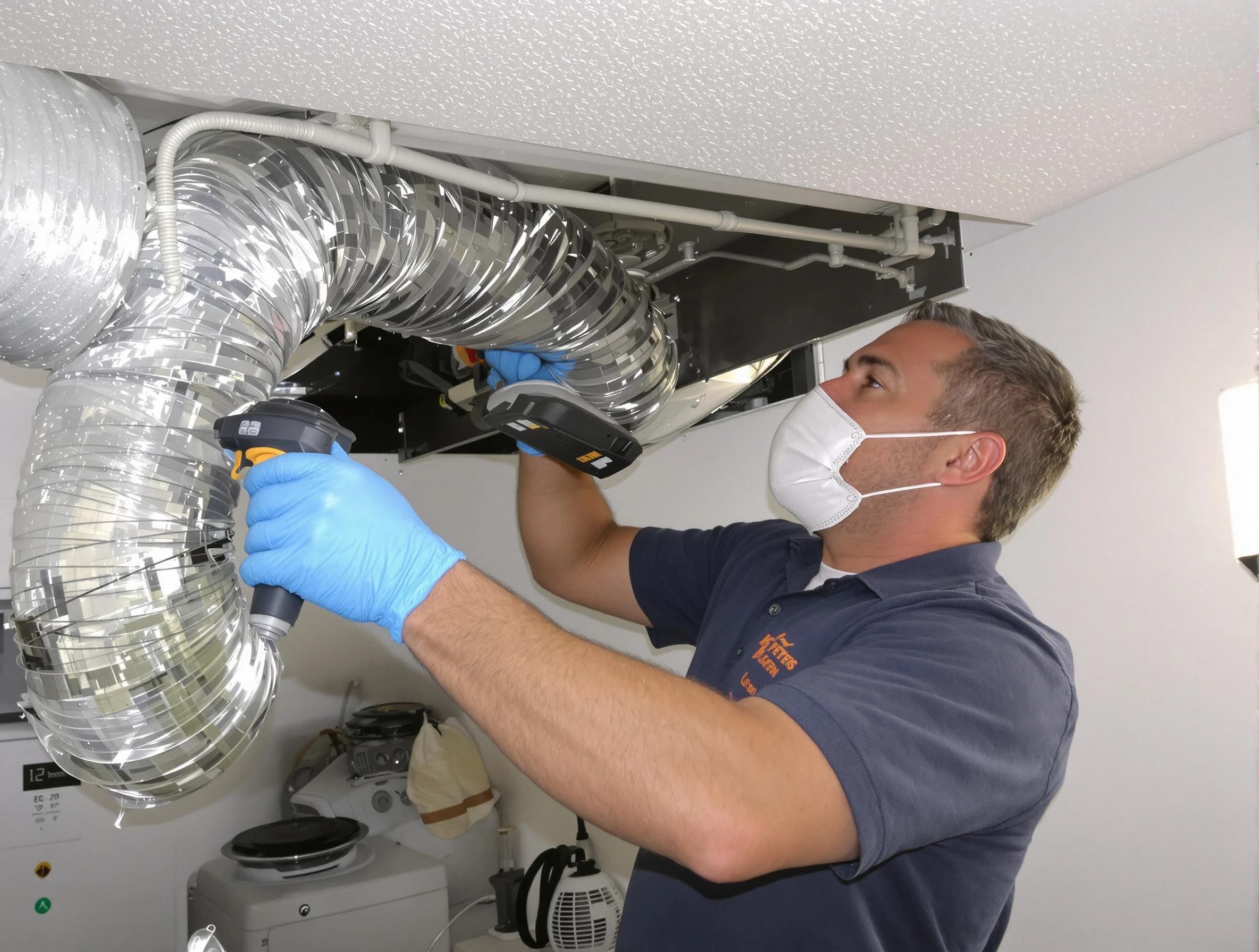 Centerville Dryer Vent Cleaning professional performing thorough residential dryer vent cleaning in Centerville